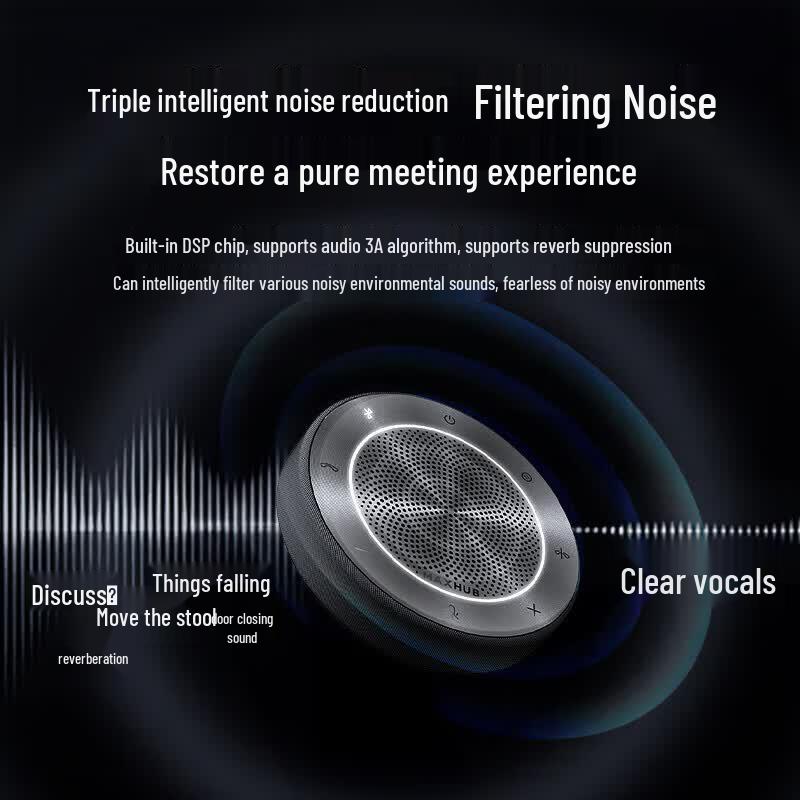 MAXHUB BM22 Wireless Omnidirectional Conference Microphone Speaker (CN Version)