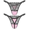 Sexy Men Sissy Sheer Lace Underwear Thong Crossdress T-back Brief Panties