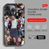 Korean singer  B-bang-chanS Phone Case black IMD Colorful Silver Suitable soft case for iPhone 16 15 14 13 12 11 XS Pro Max