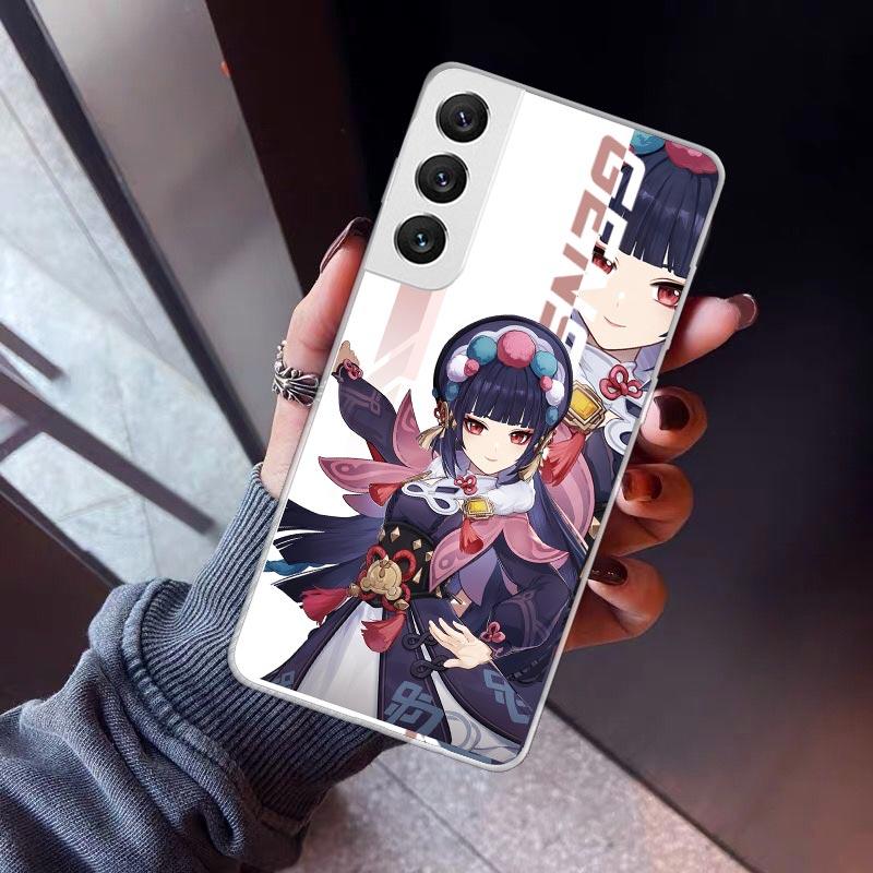 

Anime Genshin Impact Phone Case For Samsung Galaxy S26 S25 Edge S24 S23 Ultra S22 Plus S21 S20 FE Soft TPU Back Cover Funda Gala Samsung S24