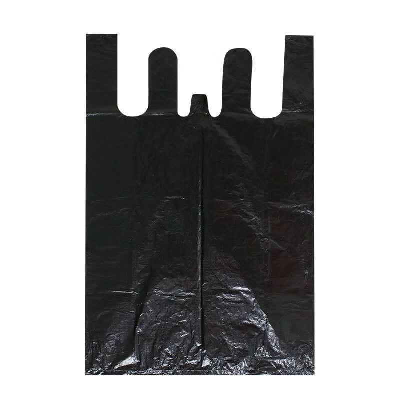 ubag Large Black Vest-Style Thickened Trash Bags