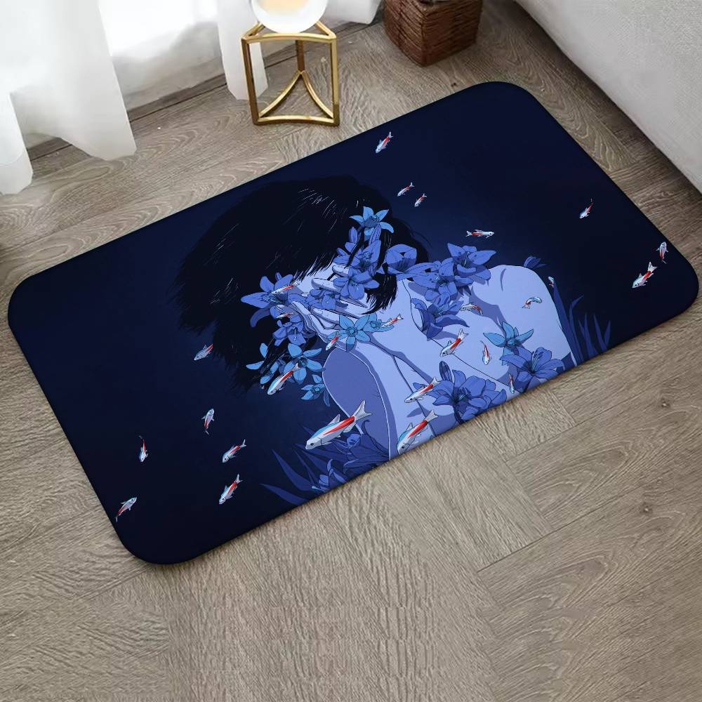 Paprika Movie Floor Mat Home Bathroom Absorbent Mats Anti-Slip Mats Home Decor Supplies