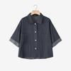 ZANZEA Women Turn Down Collar Summer Short Sleeve Blouse