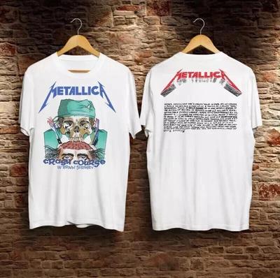 Metallica Crash Course in Brain Surgery Koszulka Unisex w Stylu Vintage S-4XL