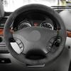 Suede Black Steering Wheel Leather Cover For Mercedes Benz Sprinter 2006-2013