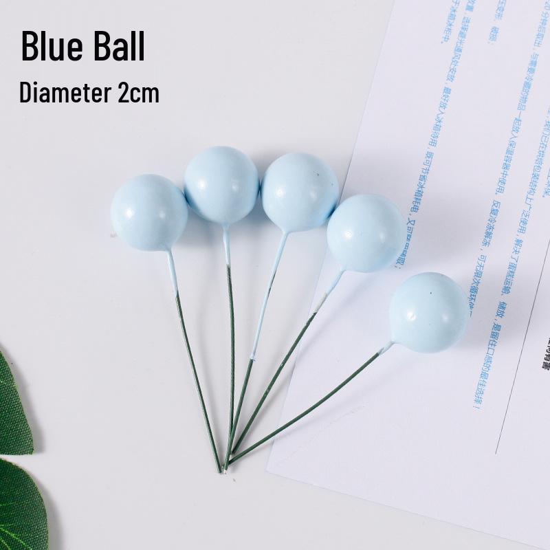 Golden and Silver Ball Cake Decorations with Colorful Birthday Insert Card