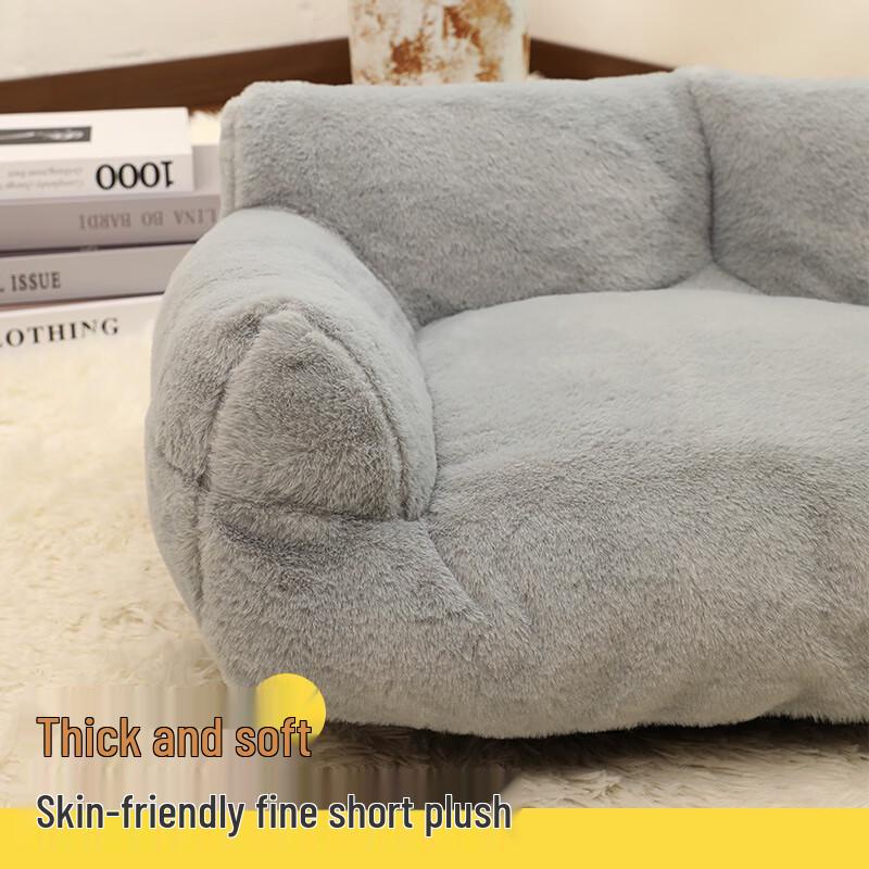 Eryan Rabbit Fur Pet Sofa Bed