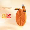 240W Magnetisches Typ-C zu Typ-C Schnellladekabel Hochgeschwindigkeits-Datenkabel Universelle Ladeleitung für Samsung iPhone 17 16 Xiaomi