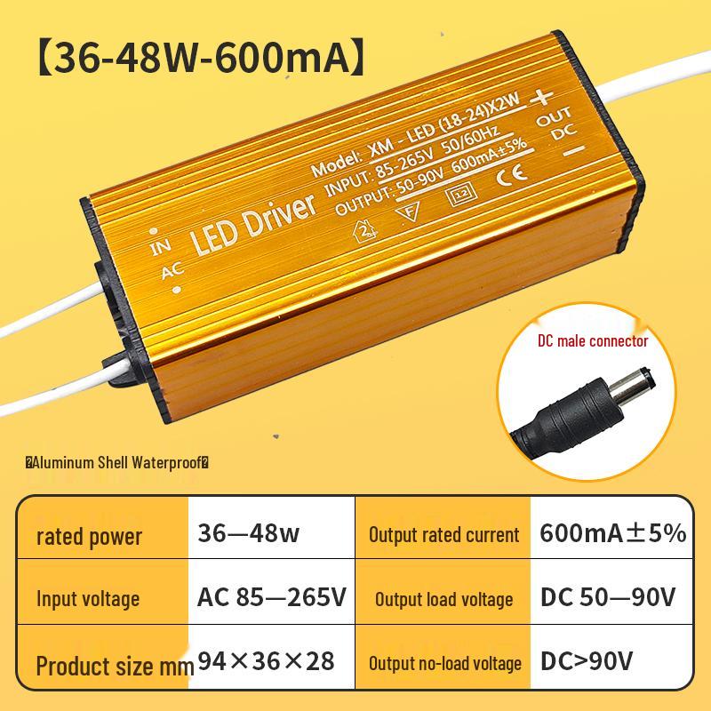 LED Integrated Waterproof Power Supply and Rectifier Controller for Kitchen, Bathroom, and Toilet Lighting