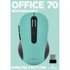 Wireless Mouse - Bluestork - Office 70 - Rechargeable - Black/grey