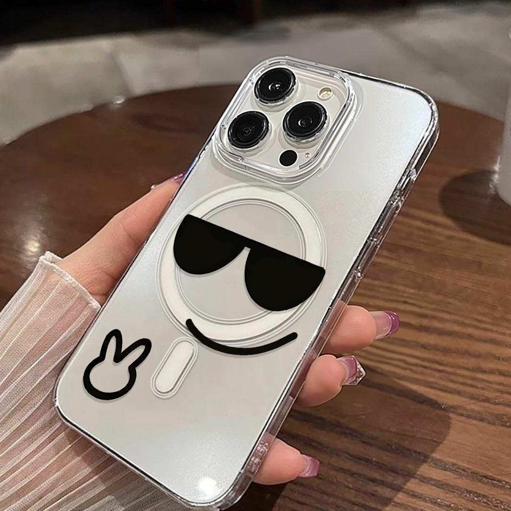 Magnetic Phone Case for iPhone 12 14 16 17 Pro 17 16 15 14 13 12 Pro Max  12 13 14 15  16 High Quality Shockproof Shell Full Protection Cute Style