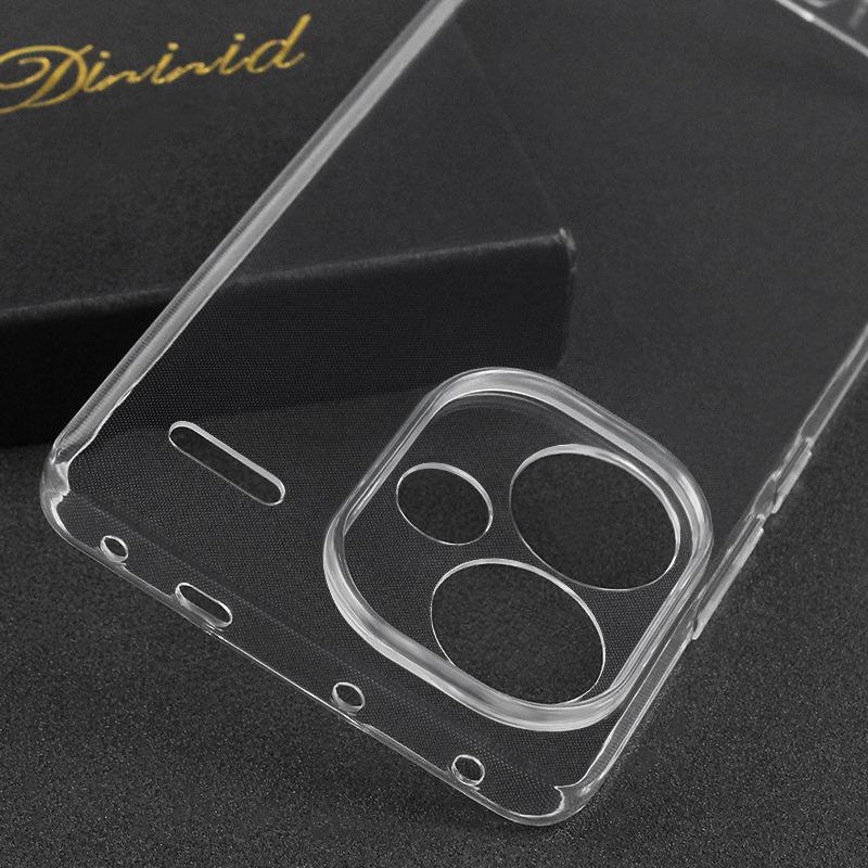 For Xiaomi Redmi Note 13 Pro+ 5G Precise Cutouts Ultra-Thin TPU Clear Phone Case Cell Phone Cover