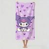 Cartoon cute K-kuromi Towel Drying Bath Towel Applicable To Light Swimming Camping Yoga Beach Out