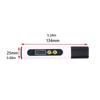 Professional Quick Read Digital Water Tester Detector Lightweight Design For Water Fish Tanks Home Travel Swimming Pools