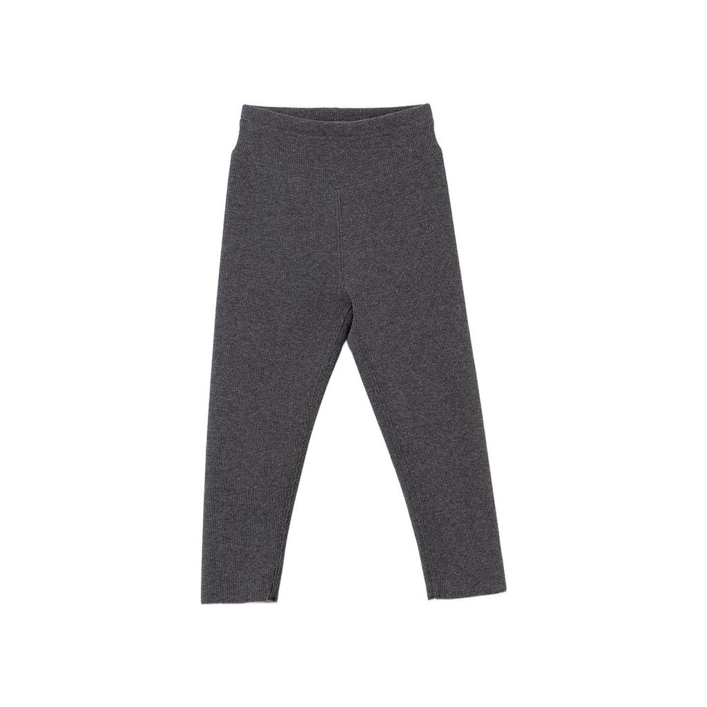 2025 Winter Tongbei Girls' Fleece-Lined Solid Leggings - Thick, Fashionable, and Warm