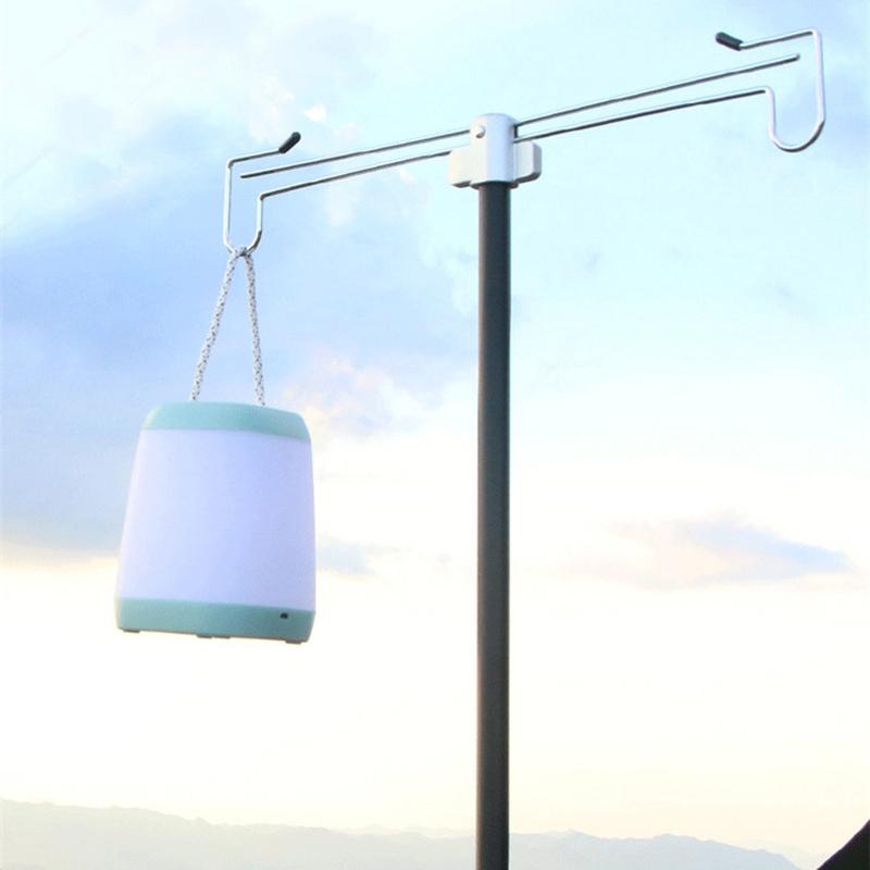 Camping Lantern Stand Detachable Lantern Hangers Portable Light Holder Telescopic Lighting Brackets Lamp Stand