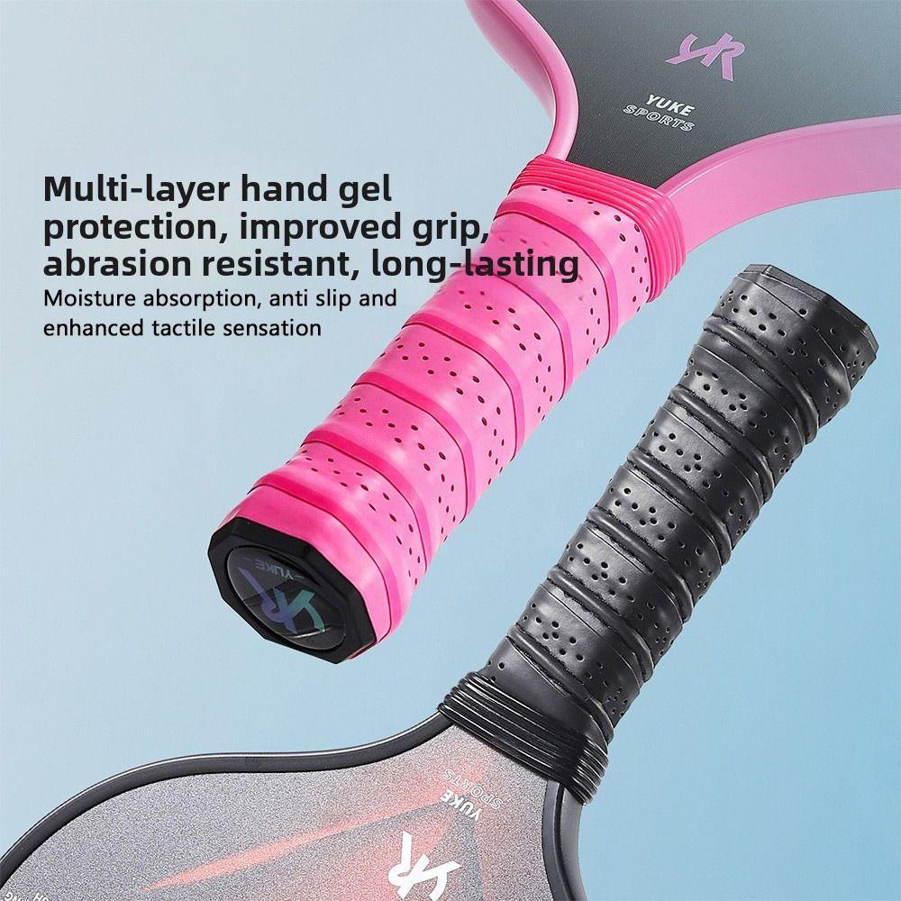 New 16MM Pickleball Paddles Carbon Fiber Anti-slip Pickleball Rackets Lightweight Shock-absorbing Pickleball Supplies for Adults