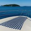 Blue & White Gradient Checkerboard Quick Drying Bath Towel Microfiber Beach Towel Light Weight Swimming Camping Yoga Beach Out
