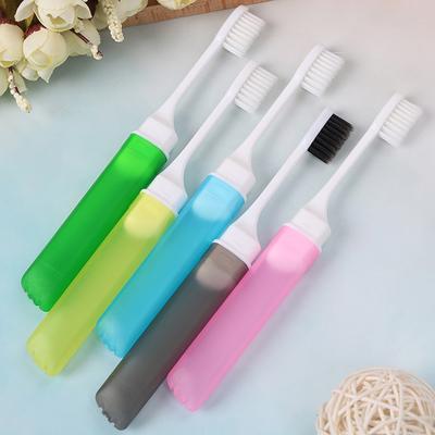 Portable Folding Outdoor Travel Camping Toothbrush Foldable Toothbrush Plastic