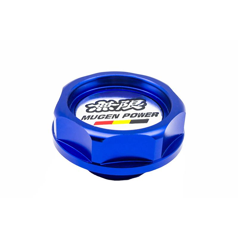 

Автомобильные модифицированные крышки бака MUGEN Крышка топливного бака Honda Масляная крышка Civic Fit Высокотемпературная устойчивая к высокому давлению масляная крышка Топливный фильтр синий