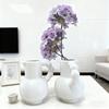 Rustic Vase with Handle Retro Imitation Ceramic Vase Jug Design White Decorative Plastic Vase Hydroponic Planter for Farmhouse Centerpiece Home