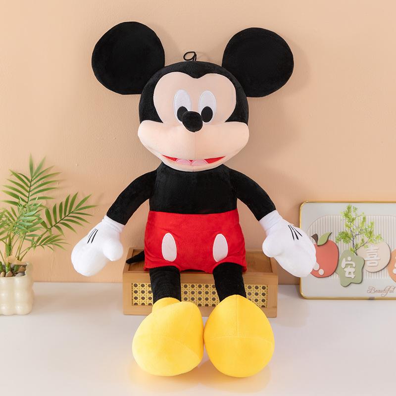 35/75cm Mickey Mouse Plush Toys Kawaii Anime Mickey Minnie Stuffed Plush Models Decoration Dolls for Kids Birthday Gift 35cm