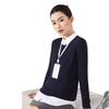 Tencel Wool Collar Base Shirt: Silk-Like, Light, Warm, Round Neck, Knitted Long Sleeve Top for Autumn/Winter Women.