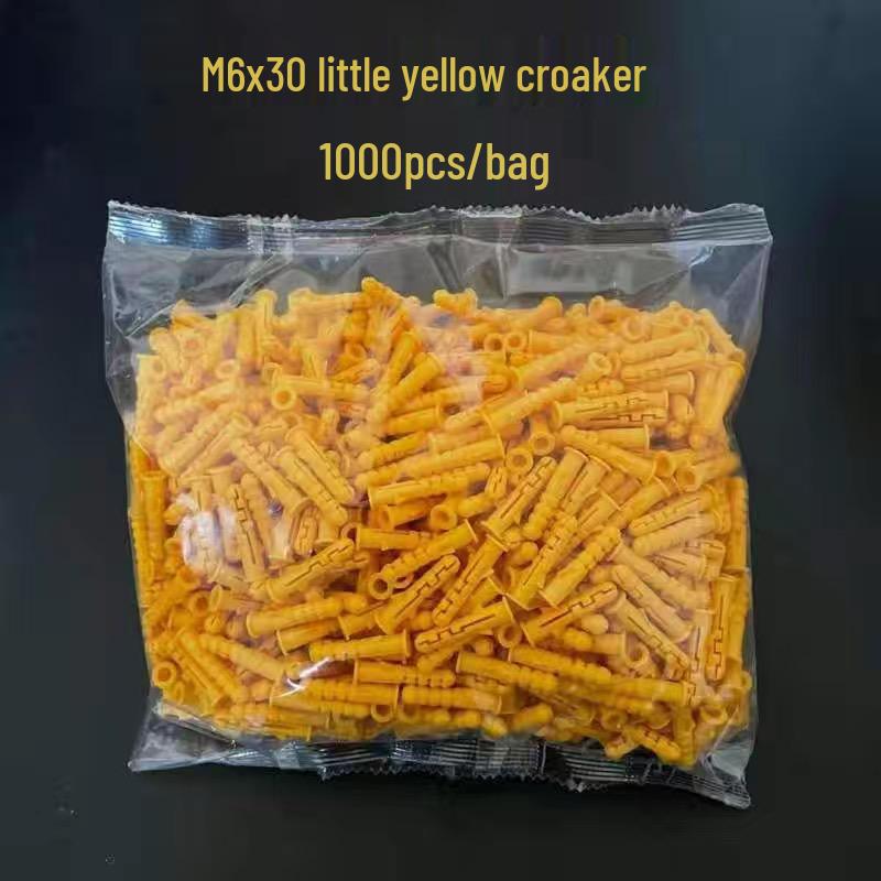 M6 Plastic Expansion Tubes & Wall Plugs for Self-Tapping Screws (6mm & 8mm)