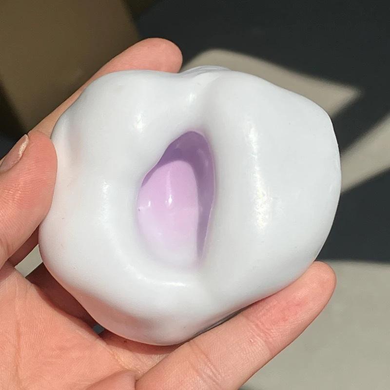 Slow Rising Squishy Stress Relief Soap Balls Dessert Bread Butter Squishies Slow Rebound Squeeze Toy Gift For Adhd Party Favors