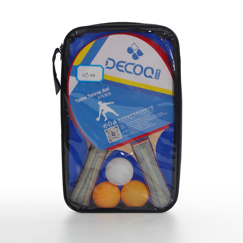 Premium Professional Table Tennis Set Portable 4 Star Rackets and 3 Star Rubber Wood Balls for Club Training красный