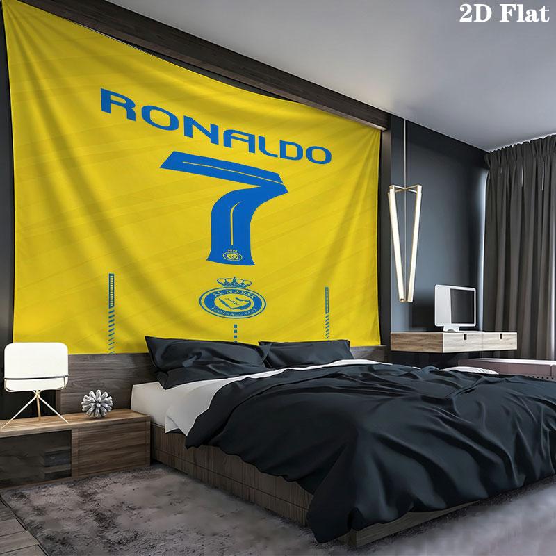 Ronaldinho Wall Tapestry Aesthetic Wall Hanging Printed Fabric Blanket Decorative Tapestries for Bedroom Living Room Home Decor