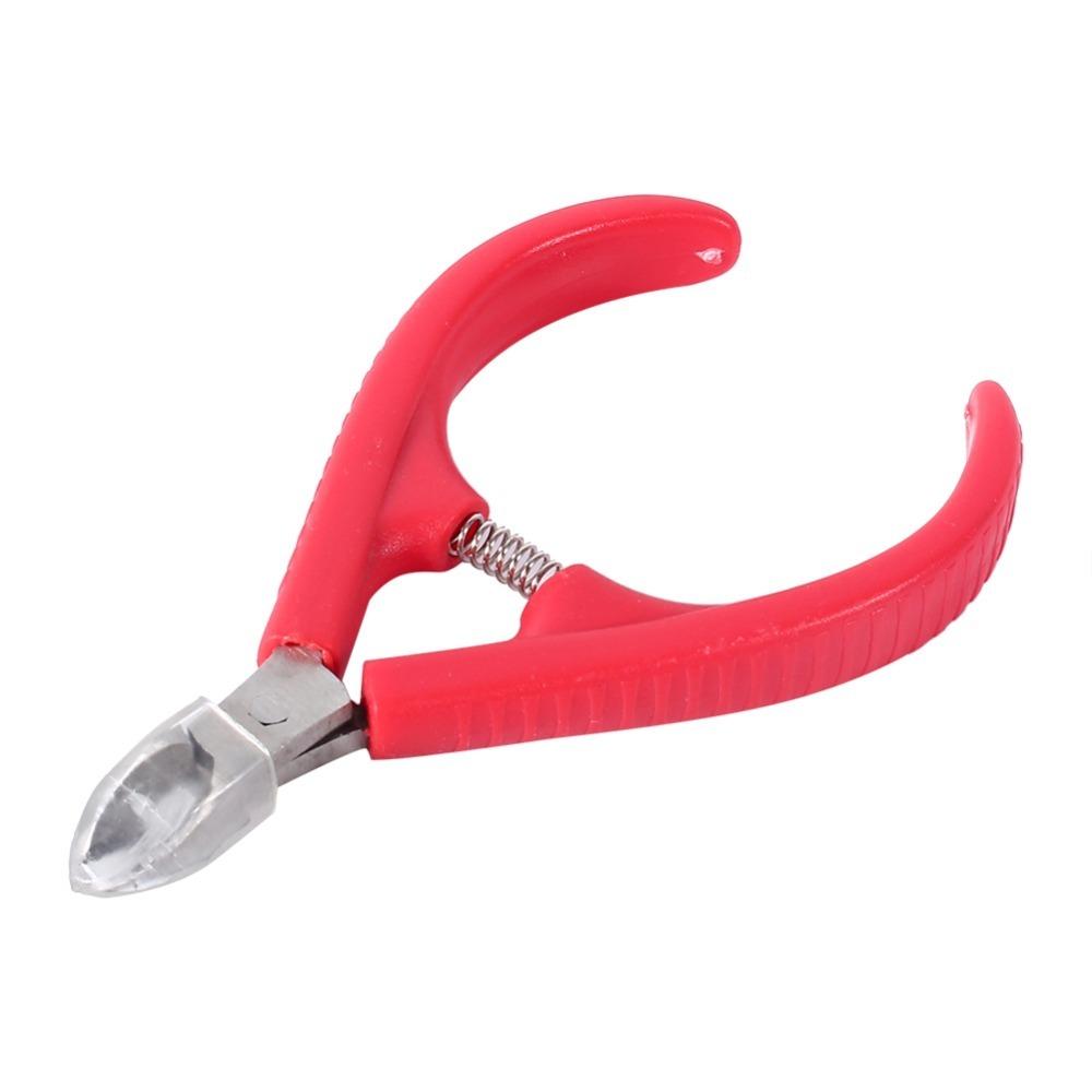 Plastic Handle Stainless Steel Nail Clipper Professional Salon Manicure Service