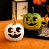Kürbisfigur Halloween Dekoration Halloween Esstisch Dekoration Gruselige Kürbisfigur Handgefertigt für Bauernhaus für Zuhause