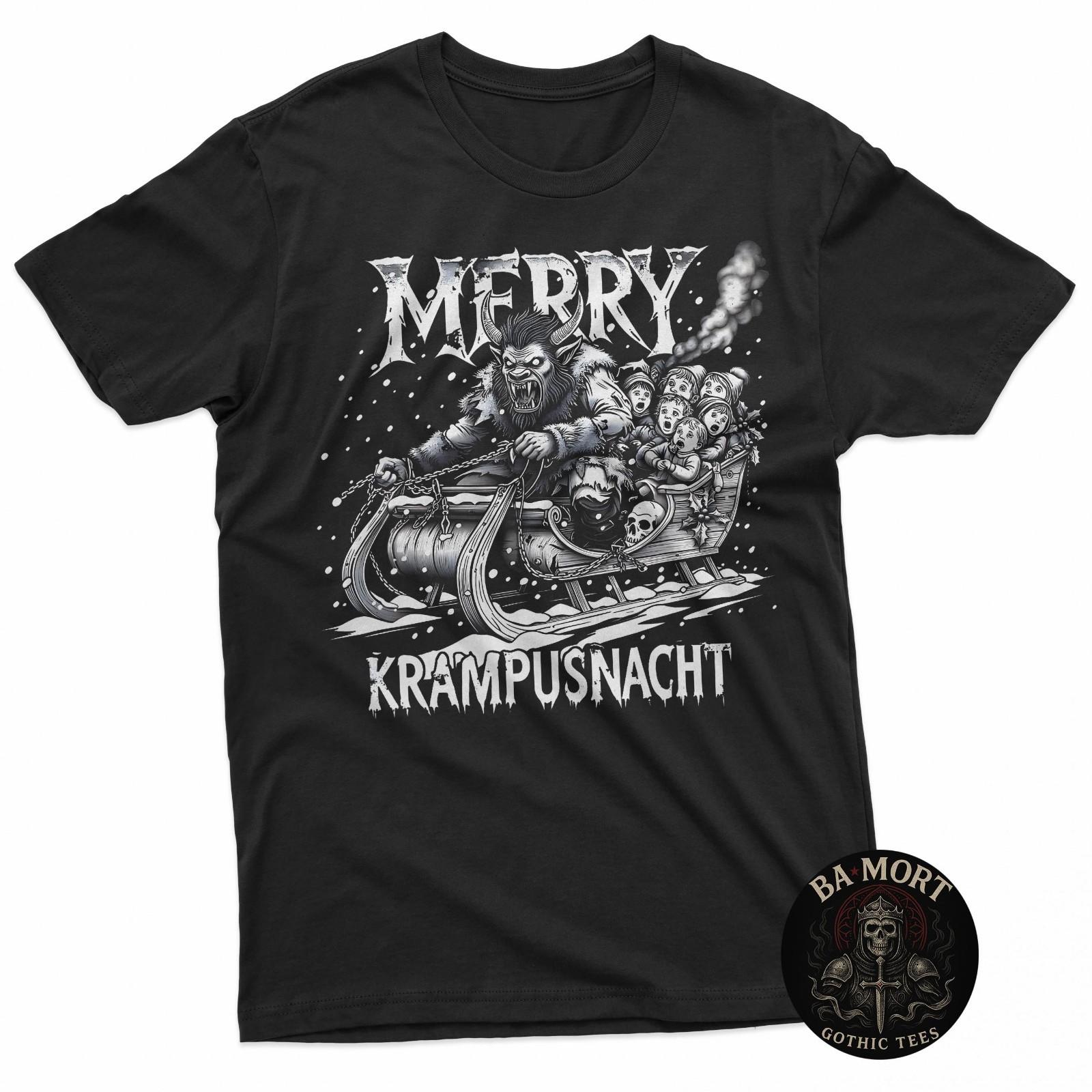 Merry Krampusnacht Creepy Christmas Horror Tee T-Shirt Unisex T-Shirt XXXL