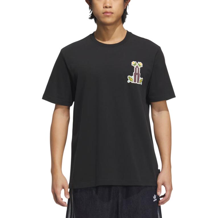 Adidas Originals Ss25 Q3 T-Shirt 3 Mono Fashion Comfortable Versatile Crew Neck Short Sleeve T-Shirt Men Tops KD1843