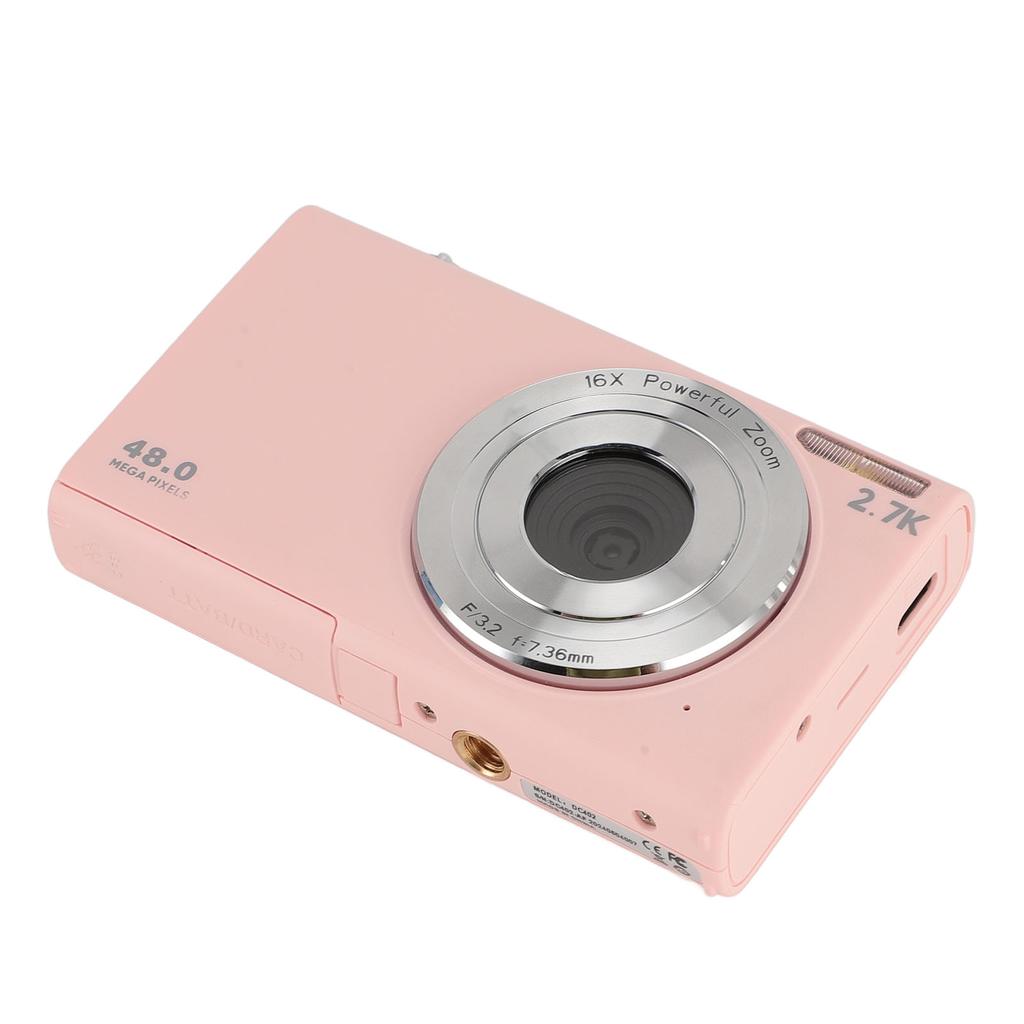 Digital Camera 2.7K 48MP Portable Vintage   Camera Auto  Camera with 2.8inch   Screen for Students Adults Girls