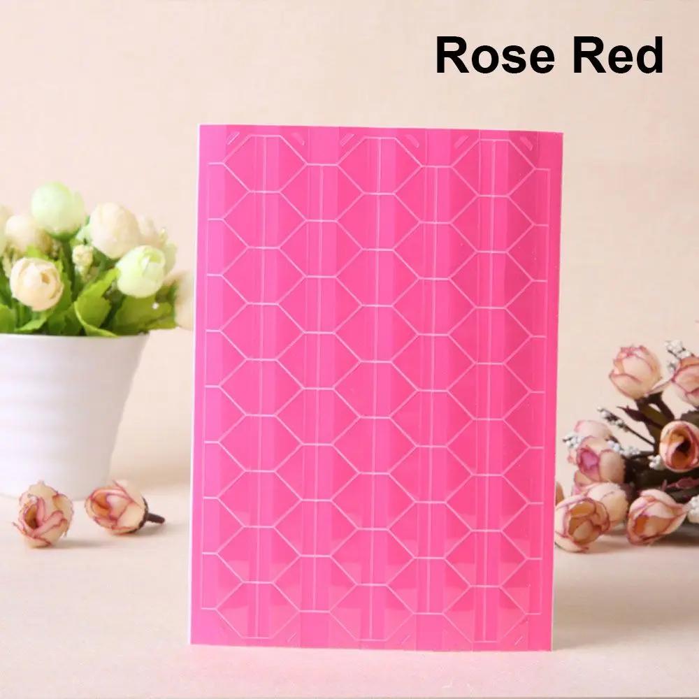 10 Blatt DIY Bunte Fotoecken Scrapbook Papier Fotoalben Rahmen Bilddekoration PVC Aufkleber Fotoecken Schutzecken