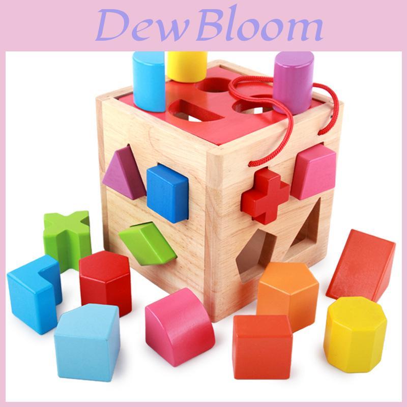 Wooden Shape Matching Puzzle Toy For Babies Age 6 To 12 Months