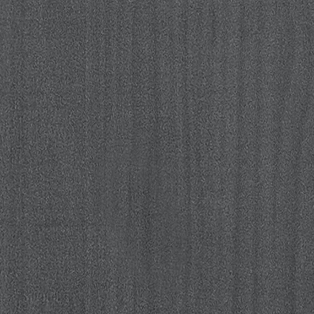 Vidaxl Donice Ogrodowe, 2 Szt., Szare, 70X70X70 Cm, Drewno Sosnowe