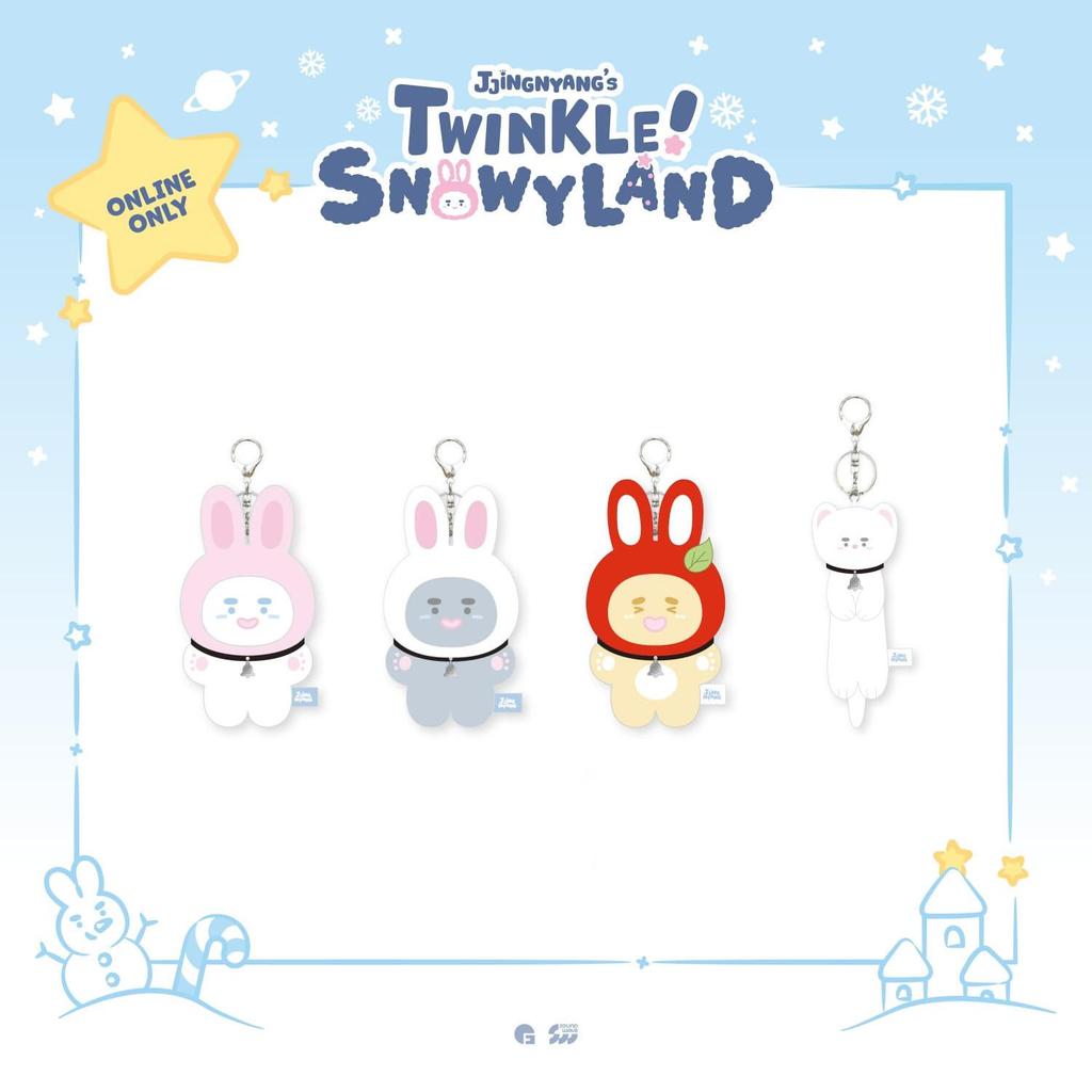 ONEW (SHINee) [JJINGNYANGS TWINKLE SNOWYLAND] MD - JJINGNYANG/ JJING-MEOK / JINGSE / WEASEL KEYRING