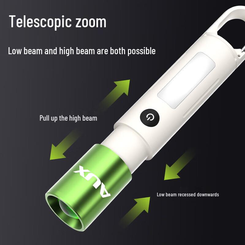 AUX Portable Eye-Care LED Reading Flashlight