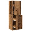 VidaXL Armoire d'apothicaire vieux bois 40x41x144,5 cm bois ingénierie, coffre d'apothicaire, meuble d'apothicaire, coffre à 3309643