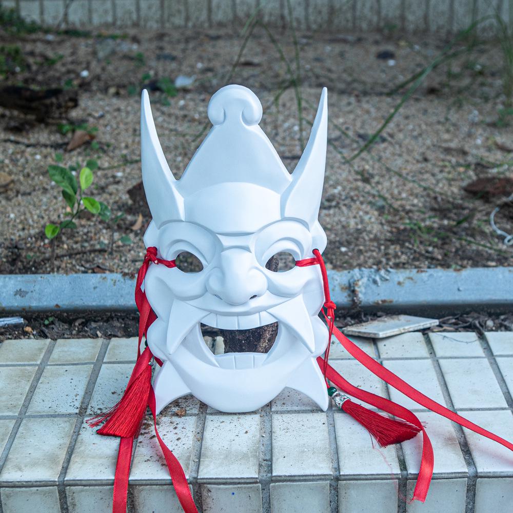 

Сделай сам пустая белая маска для лица для детей - раскрашенная вручную граффити вечеринка поделка One Size