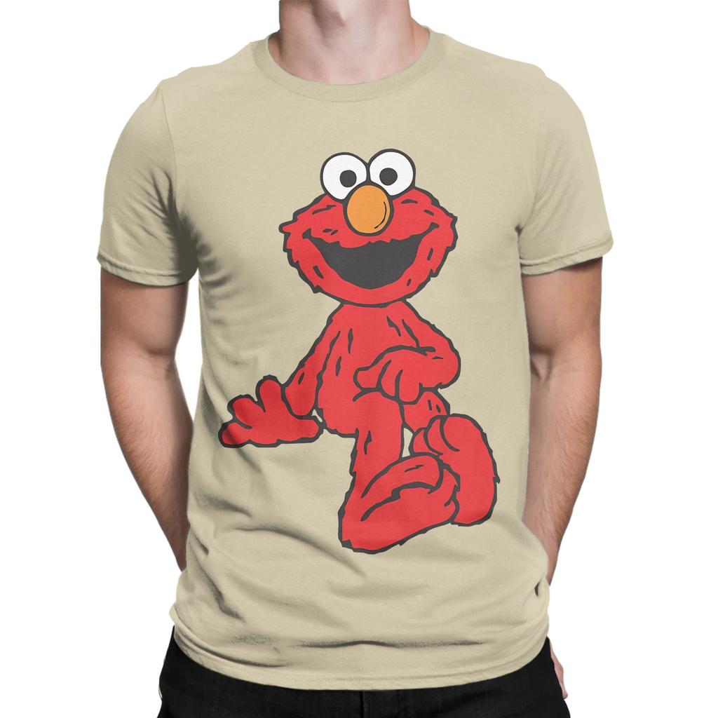 Elmos Onyx Elmo Lace Sesame Motion Street Funny Graphic 100 Cotton TShirt sSesame Street Tops Tees For Unisex
