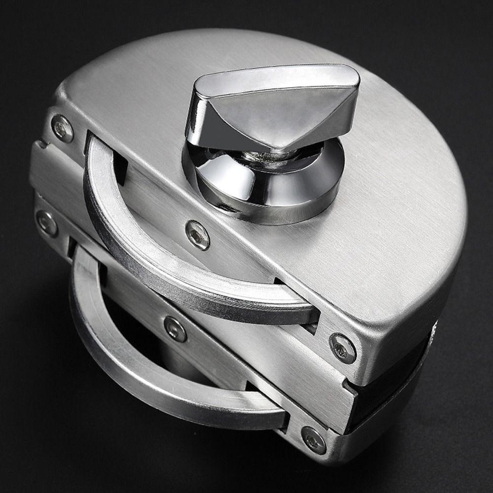 13-18mm Glass Display Cabinet Locks No Need Drilling Room Door Locks Office Glass Door Lock Home