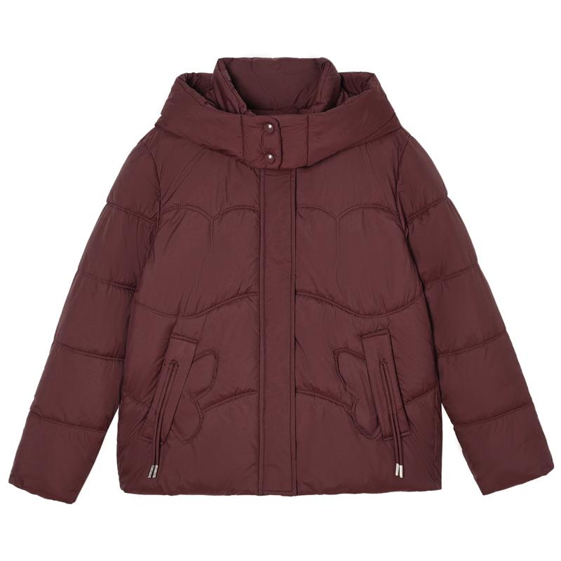 Plus Size XL-5XL Middle Age Woman Winter Short Coats Hooded Elegant Loose Thick Warm Parkas Female Jacket