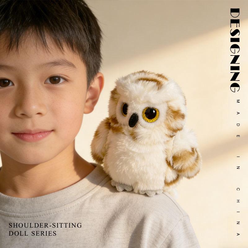 

Shoulder Magnetic Plush Doll Series: Owl, Parrot, Sloth, Dinosaur, Frog, Squirrel - Gift for Women See options