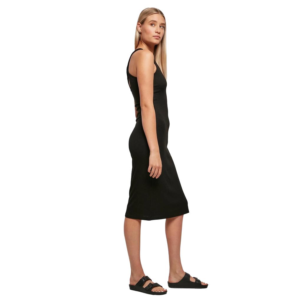 Urban Classics Womens/Ladies Ribbed Sleeveless Midi Dress