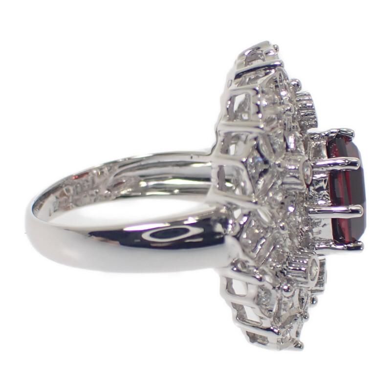 no brand  #9(JP Size) ring K18 white gold Women