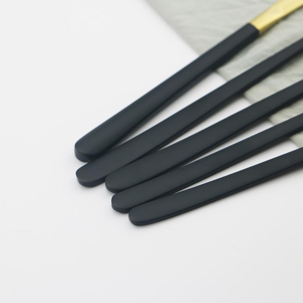 Pink Gold Cutlery Set 18/10 Stainless Steel Dinnerware Set 24Pcs/Set Knives Fork Spoon Dinner Flatware Set Kitchen Tableware Set